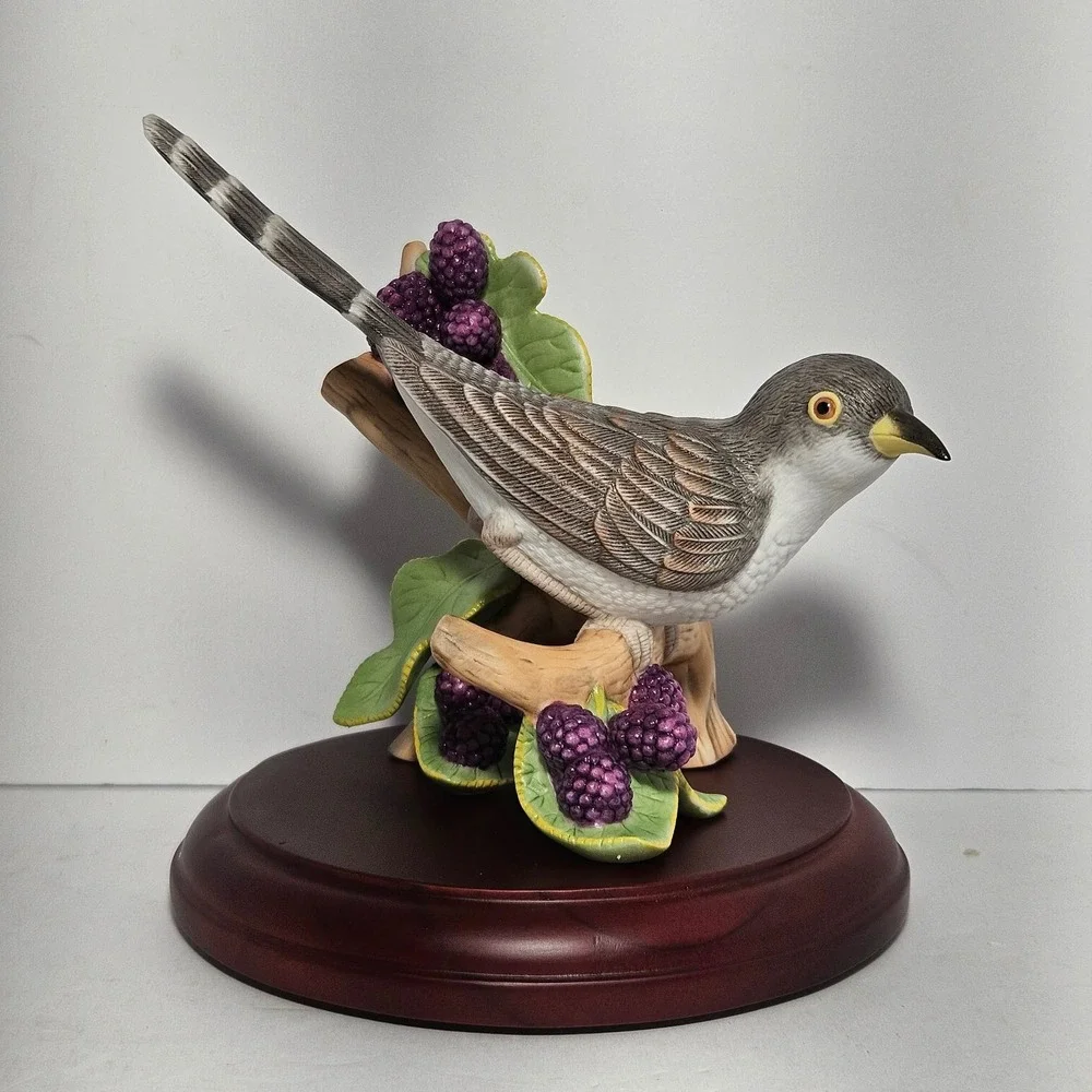 Lenox Yellow-billed Cuckoo Porcelain Figurine Garden Bird Collection 805142